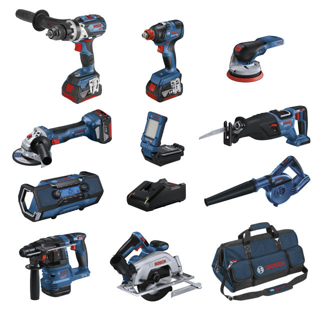 Bosch 18V 10Pce Brushless 3x5.0Ah Combo Kit 0615A5008Y