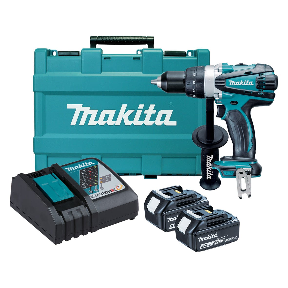 Makita 18V Heavy Duty Driver Drill Kit DDF458RFE