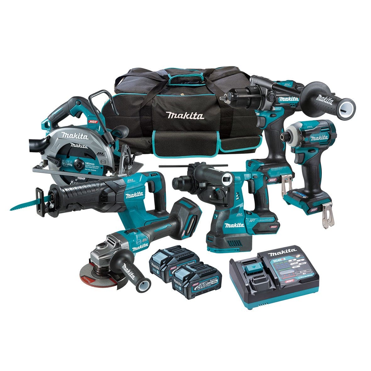 Makita 40V Max Brushless 6-Piece Combo Kit DK0115G603