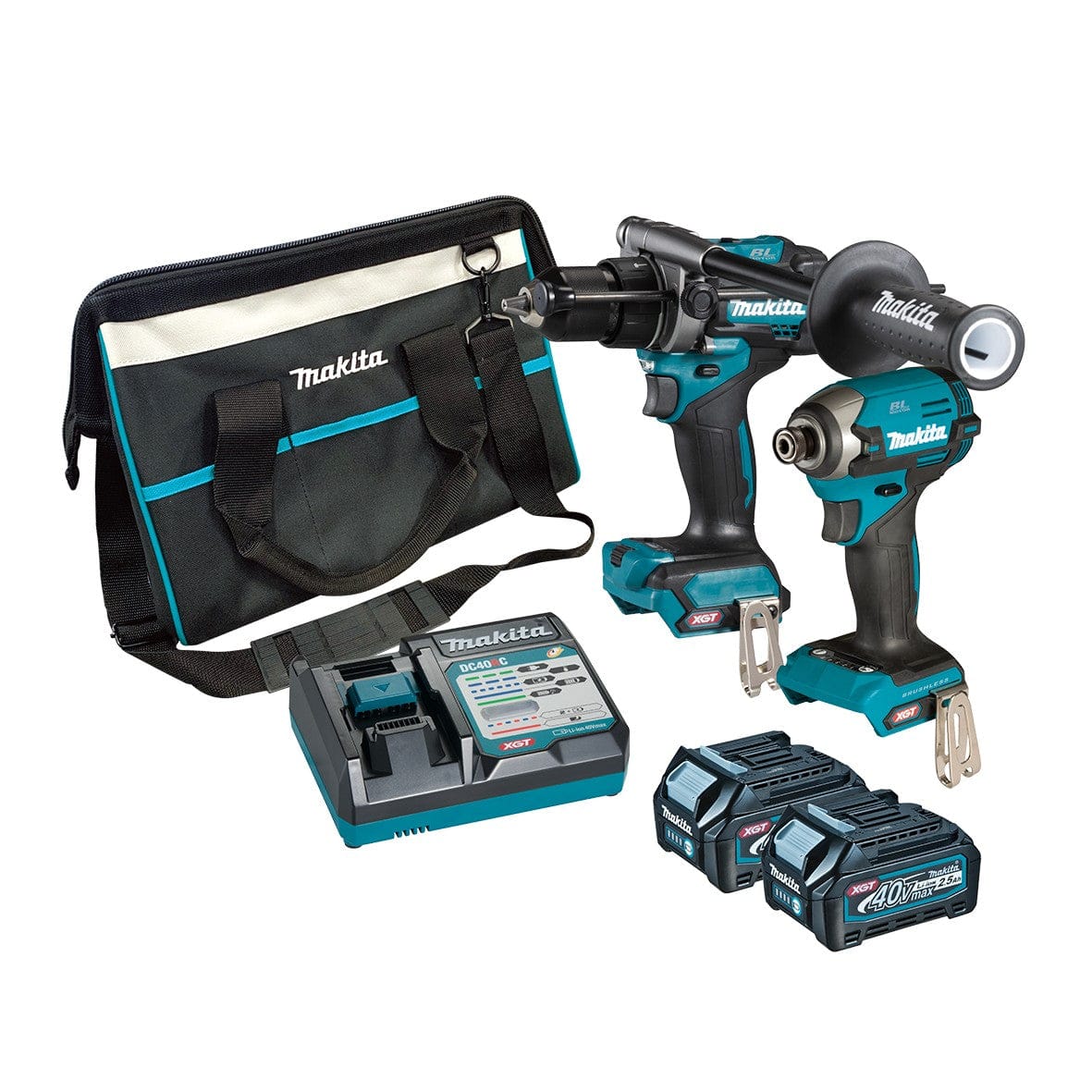 Makita 40V Max Brushless 2Pce Combo Kit DK0176G206