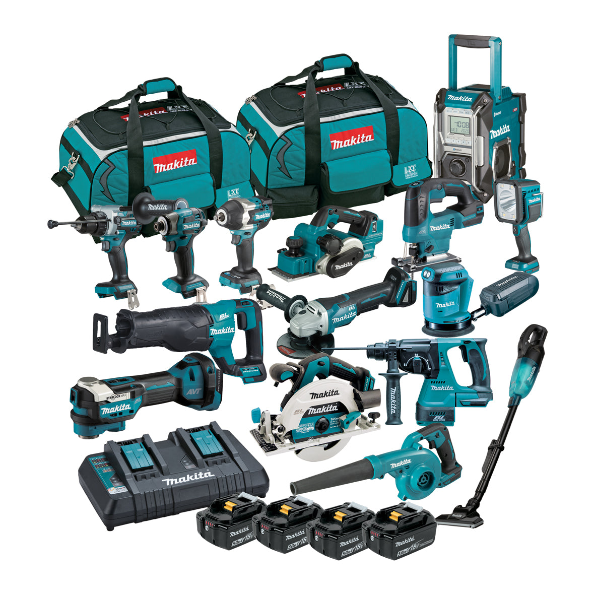 Makita 18V Brushless 15 Piece Combo Kit DLX1514TX1