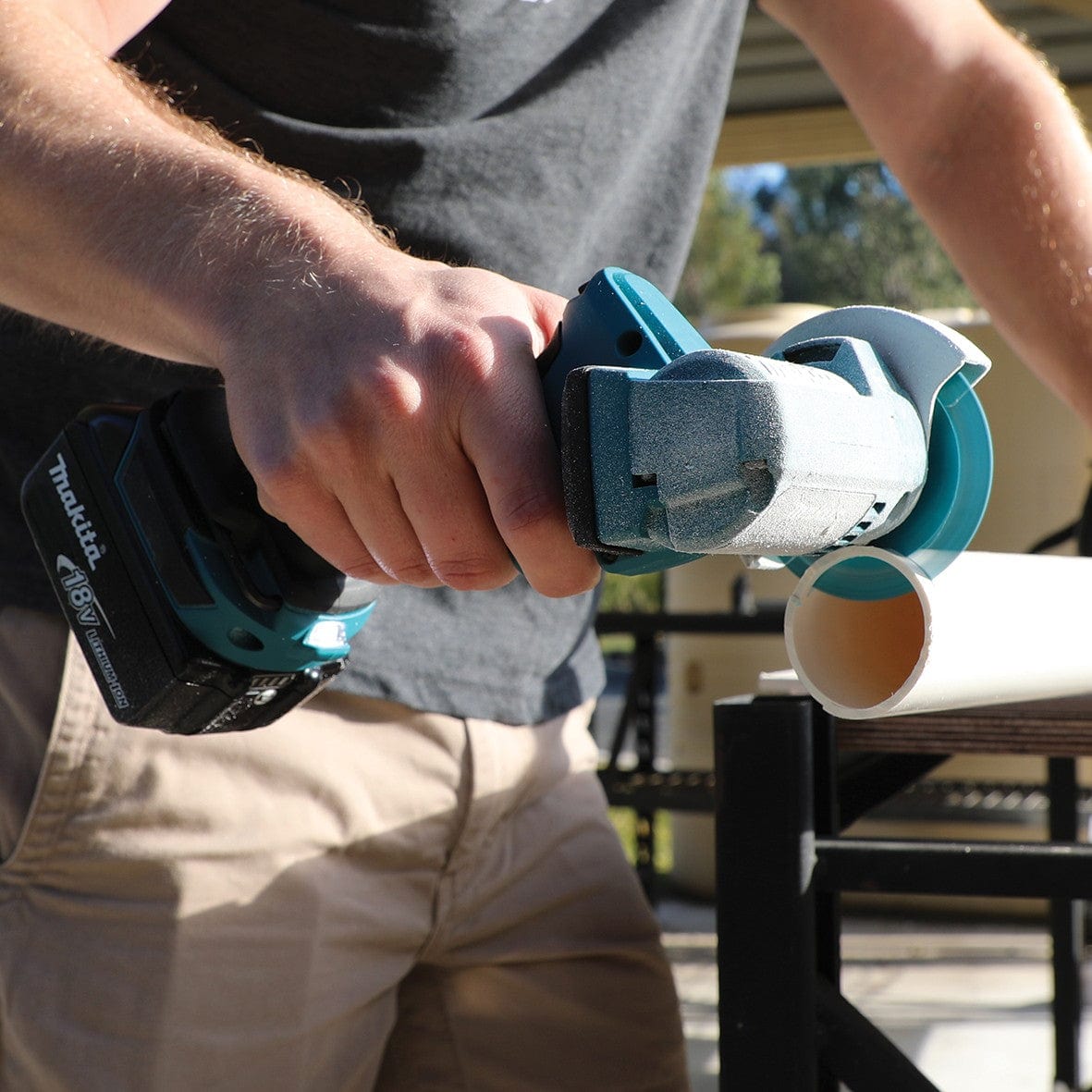 18V Brushless Compact 76mm Cut Off Saw Bare DMC300Z by Makita