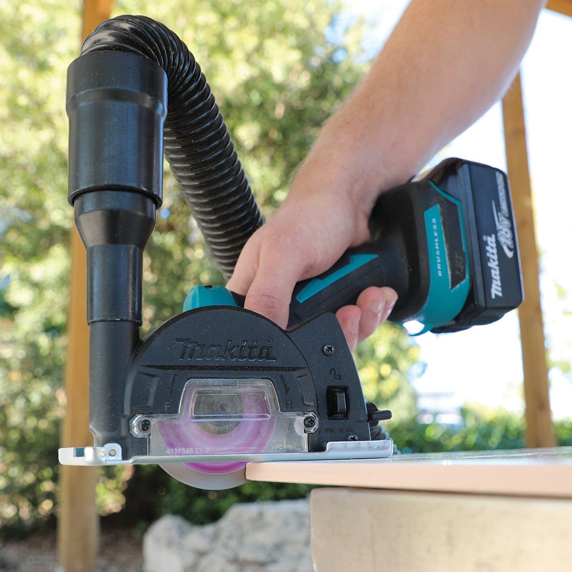 18V Brushless Compact 76mm Cut Off Saw Bare DMC300Z by Makita