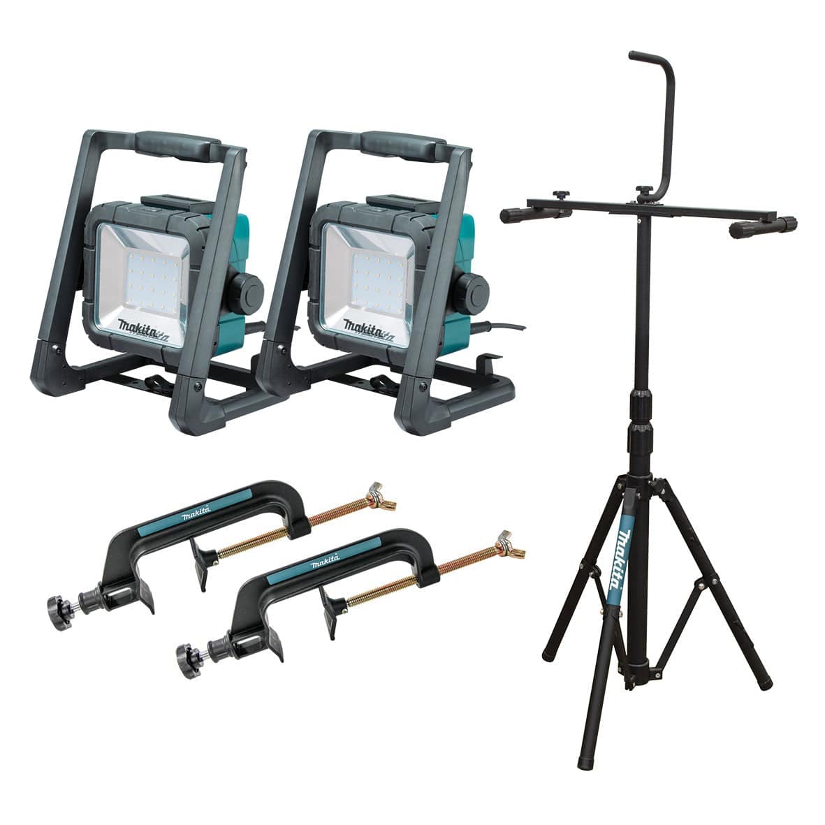 18V LED Work lights & Tripod Bare DML805X02 by Makita