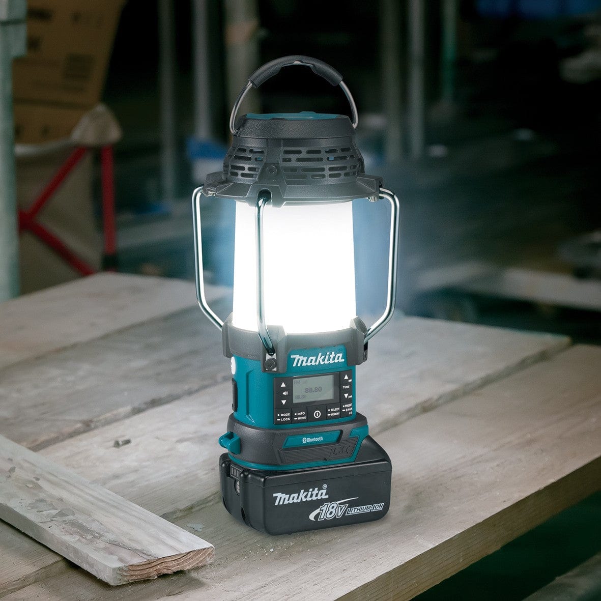 18V Bluetooth Digital Radio Lantern Bare (Tool Only) DMR056 by Makita