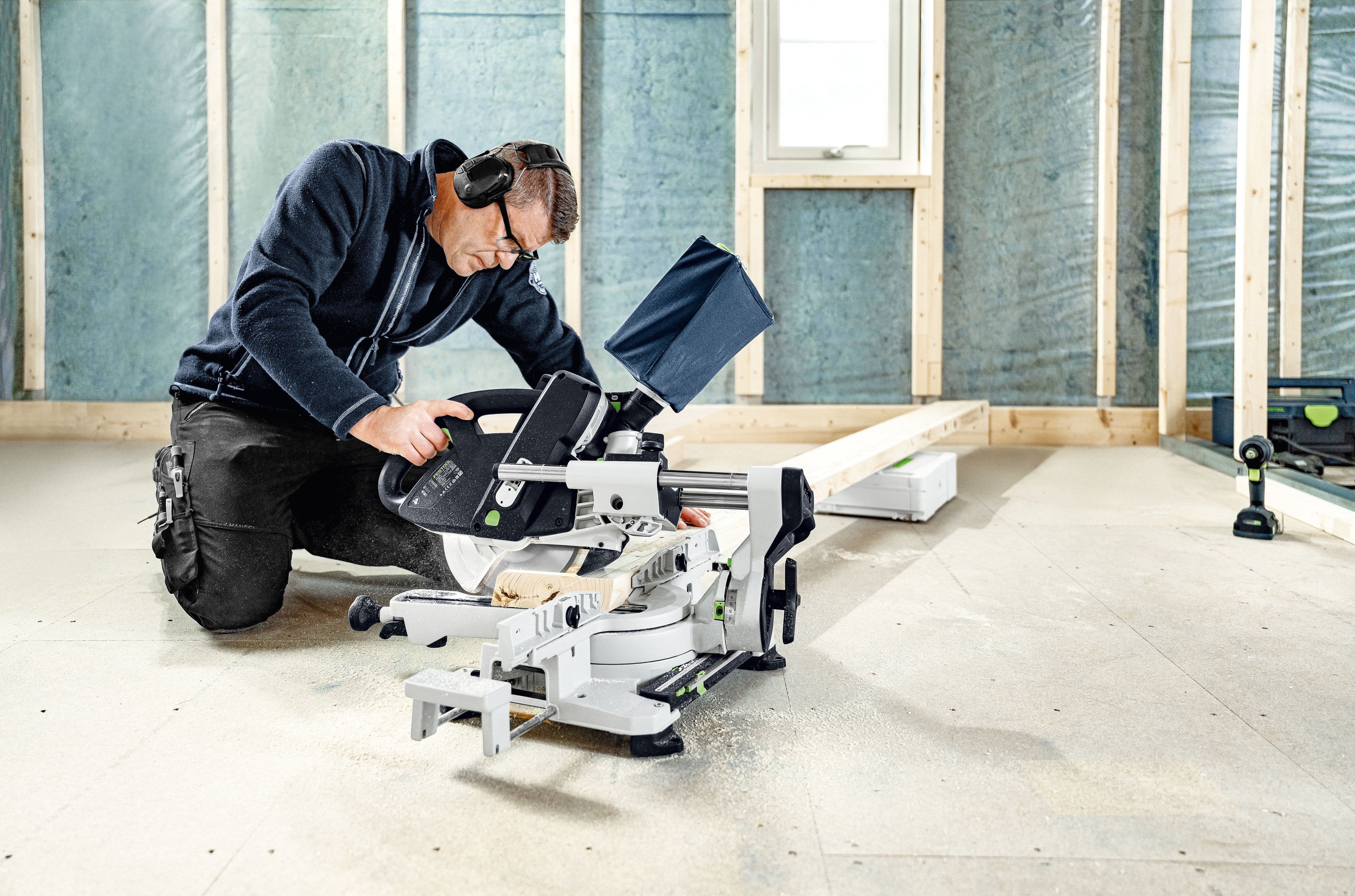 *Limited Edition* Festool KSC 60 KAPEX 18V Cordless 216mm Slide Compound Mitre Saw Ultimate Set F29023