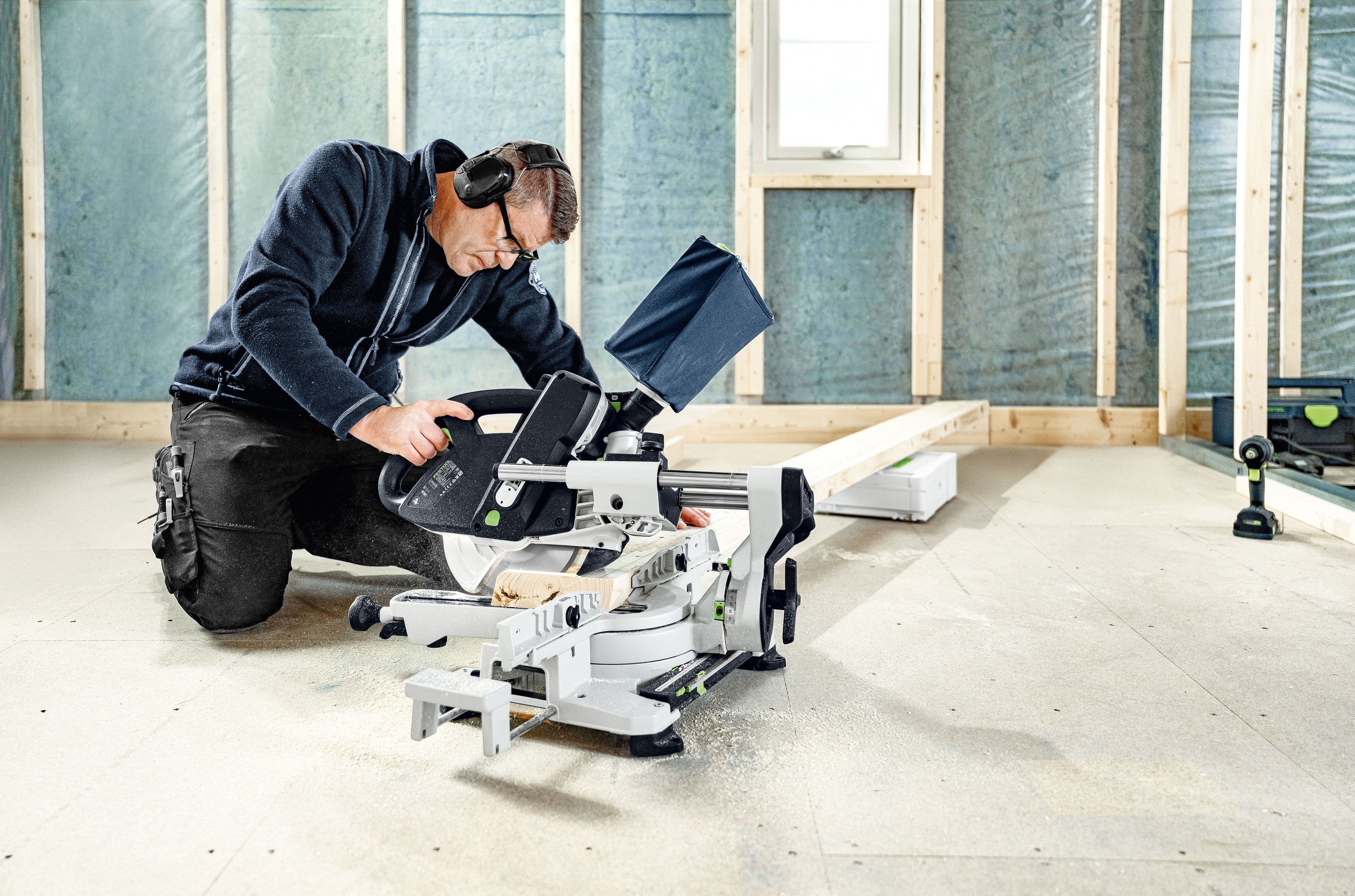 *Limited Edition* Festool KSC 60 KAPEX 18V Cordless 216mm Slide Compound Mitre Saw Ultimate Set F29023