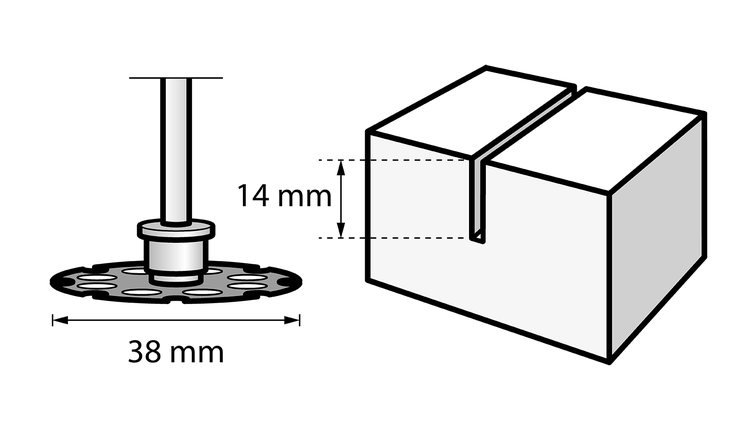 Dremel EZ Lock Carbide Cutting Wheel EZ544 (2615E544AA)