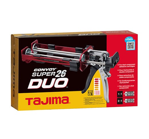 Tajima 650ml or 450ml Dual Component Epoxy Caulking Gun Convoy® Super26 DUO™ CNV-DSP26
