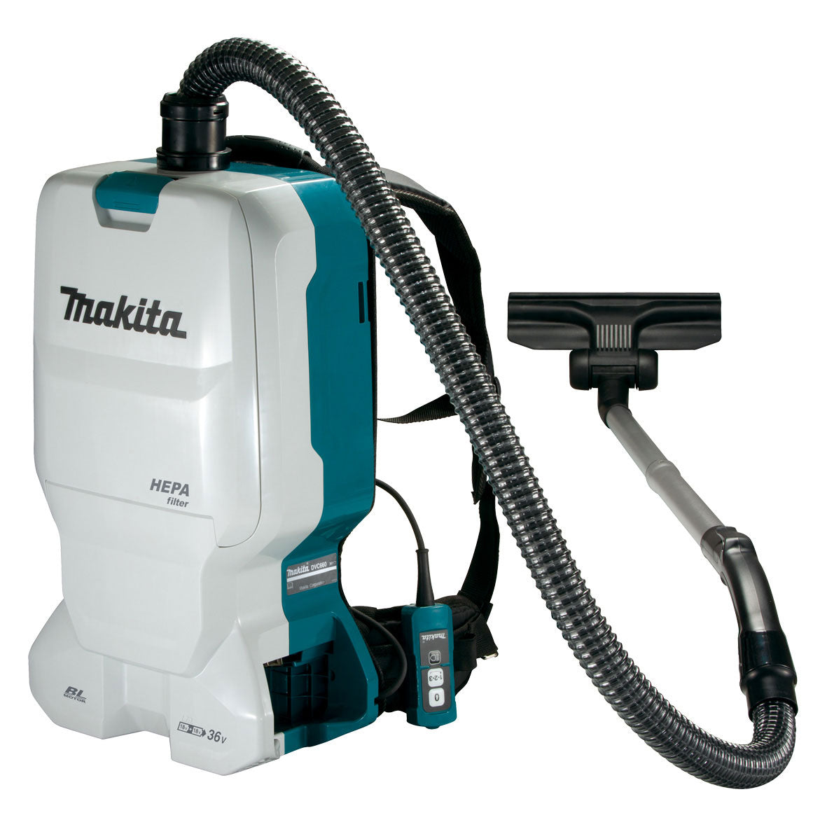Hepa Filter 5.5L (18V x 2) Brushless (Tool Only) Backpack Vacuum DVC660ZX1 By Makita