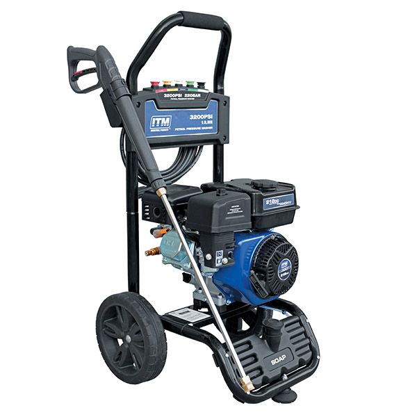 ITM Petrol Pressure Washer 3200PSI 9.5L/Min TM540-3200