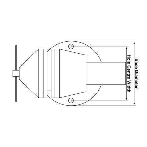 Mechanic Bench Vice, Cast Iron by ITM