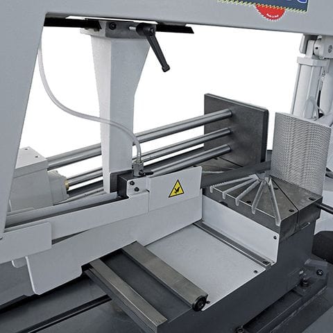 MACC Bandsaw, Semi Auto, 390mm Cap, Swivel Head, Dual Mitre, 22-73MPM Variable Speed,415V 3PH - MB-420DI-3 by ITM