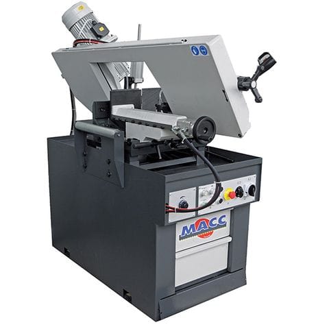 MACC Bandsaw, Semi Auto, 300mm Cap, Swivel Head, Dual Mitre, 2 Speed 415V 3PH - MB-411MS-3 by ITM