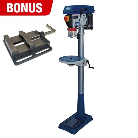 Pedestal Floor Drill Press, 2MT, 16mm Cap, 16 Speed, 325mm Swing, 550W 240V - TD1316F by ITM