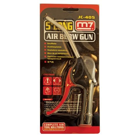 Air Blow Gun, Bent Nozzle, 125mm - M7-JC405 by M7