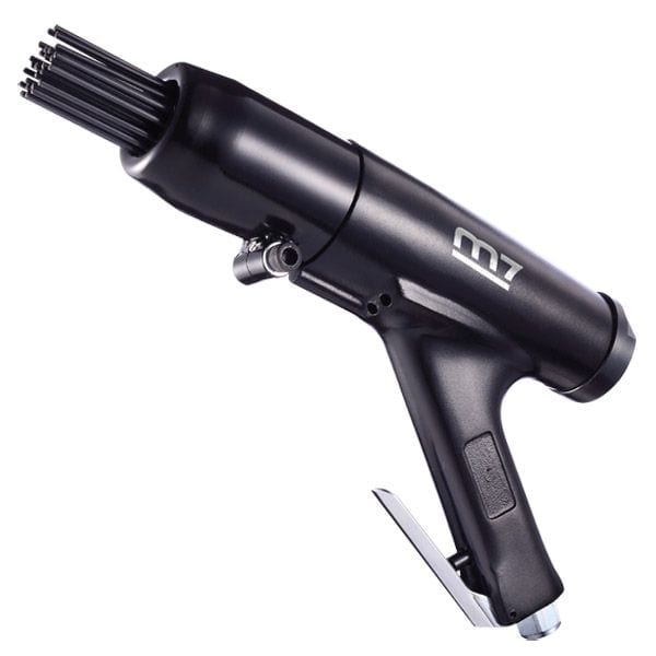 Heavy Duty Air Needle Scaler 3500BPM 28mm Stroke 3 X 180mm Needles, Pistol Style M7-SN2128 by M7