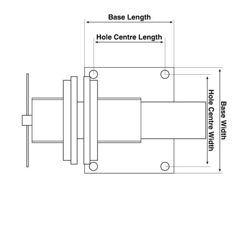 Fabricated Steel Bench Vice, Straight Jaw  by ITM