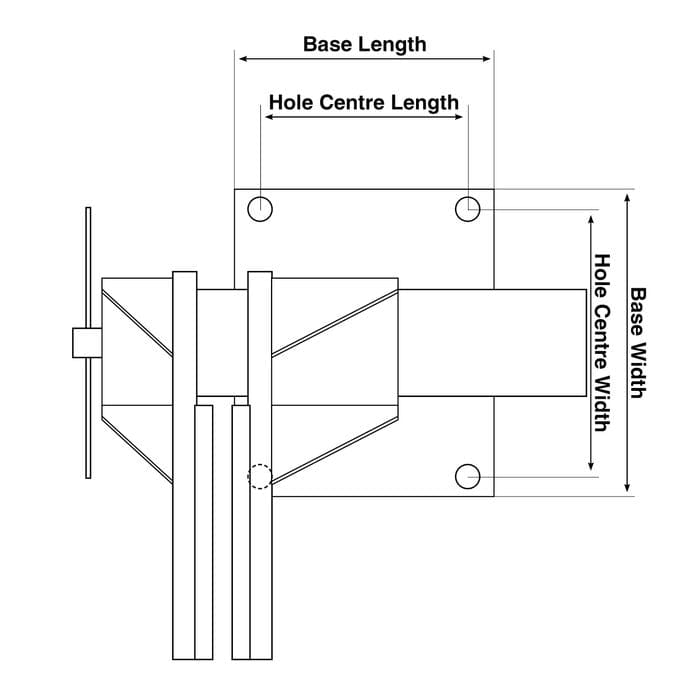Fabricated Steel Bench Vice with Offset Jaw by ITM