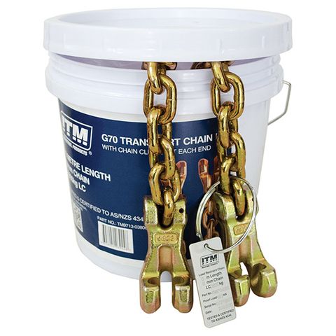 G70 Transport Chain With Claw Hooks At Each End by ITM