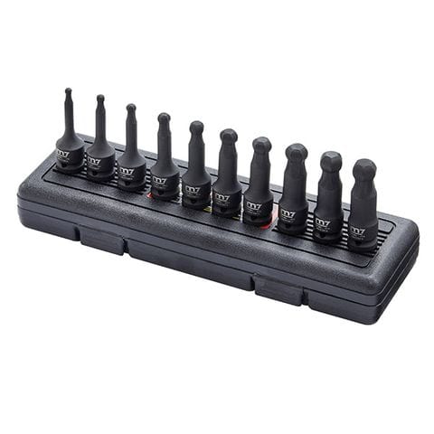 M7 1/2" Impact Socket Set Ball End In HEX 10Pce M7-MB47010M