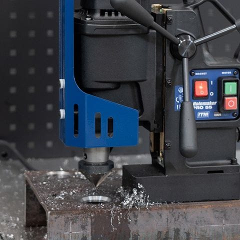 HOLEMAKER Magnetic Base Drill, Cap: 55mm DIA X 75mm - HMPRO55 by ITM