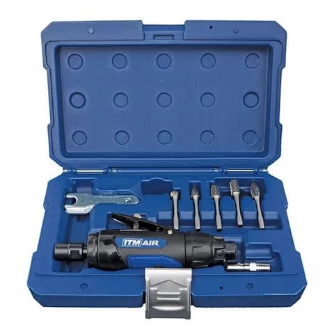 Die Grinder Kit with 5 Carbide Burrs & Case - TM340-312KIT5 by ITM