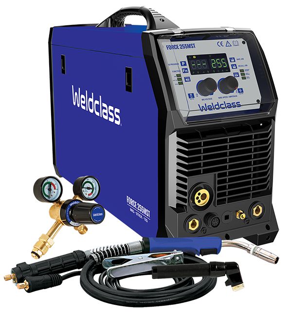 Weldclass Mig + Stick + Tig Welder - FORCE 255MST*