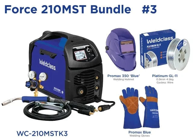 *Limited Edition* Inverter Welder 240V 210A Bundle WC-210MSTK3 by Weldclass