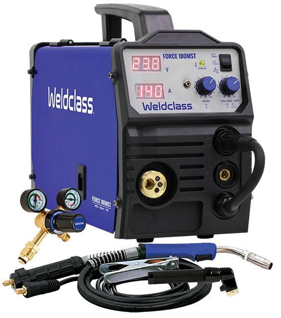 Weldclass Mig + Stick + Tig Welder - FORCE 180MST*