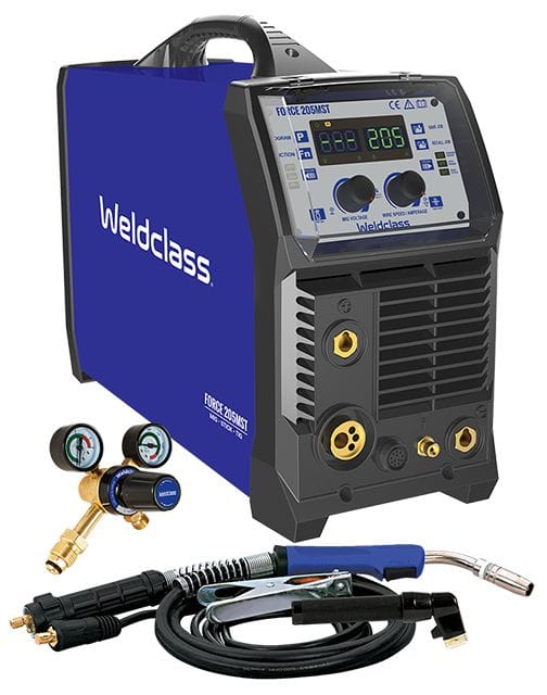 Weldclass Mig + Stick + Tig Welder - FORCE 205MST*