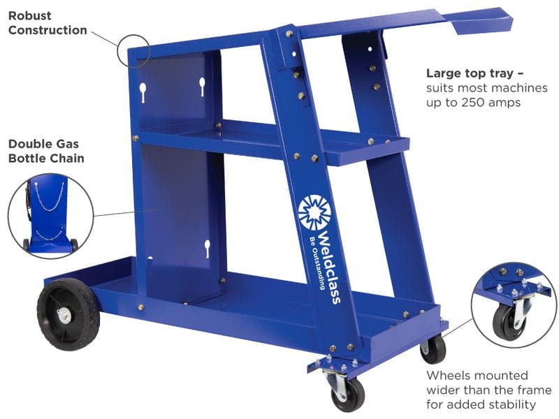 Universal Welding Trolley PROMAX T100 WC-06235 by Weldclass