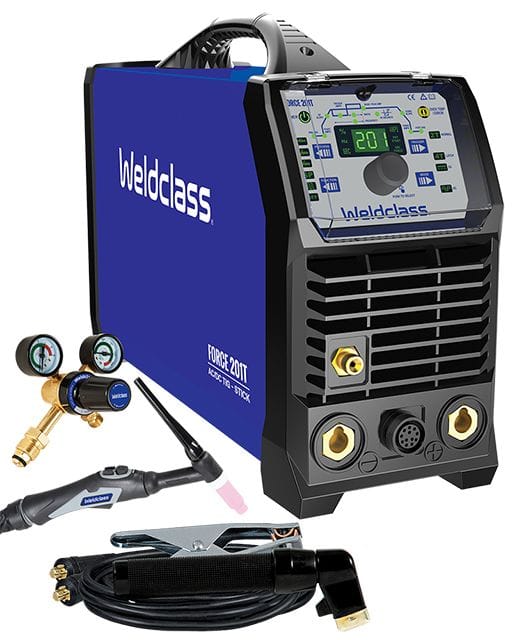 Weldclass TIG Welder - FORCE 201T* AC/DC Pulse WF-06172