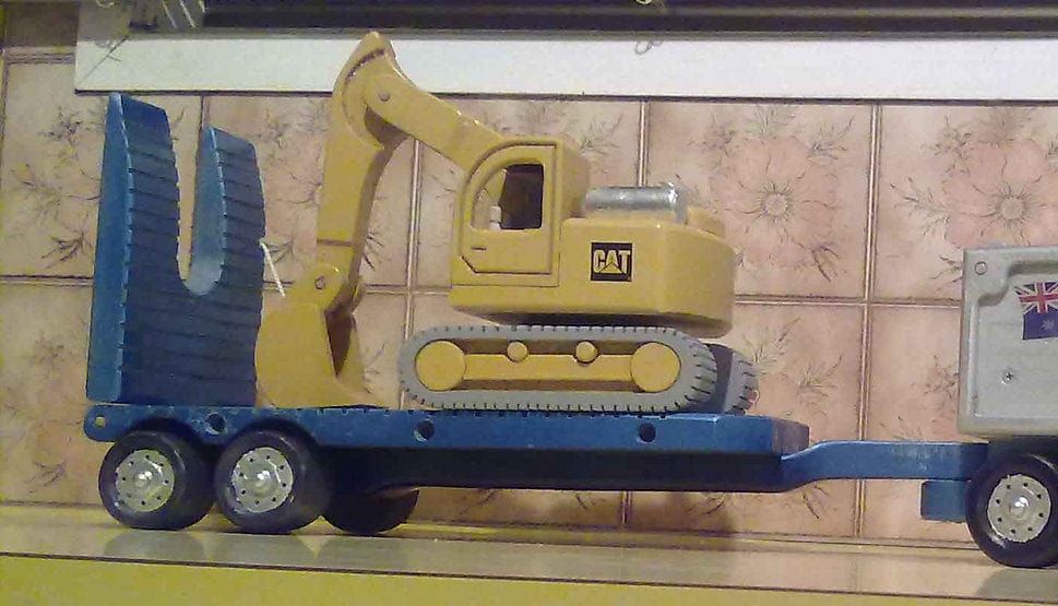Low Loader Float Trailer, Wooden Toy Plan & Pattern