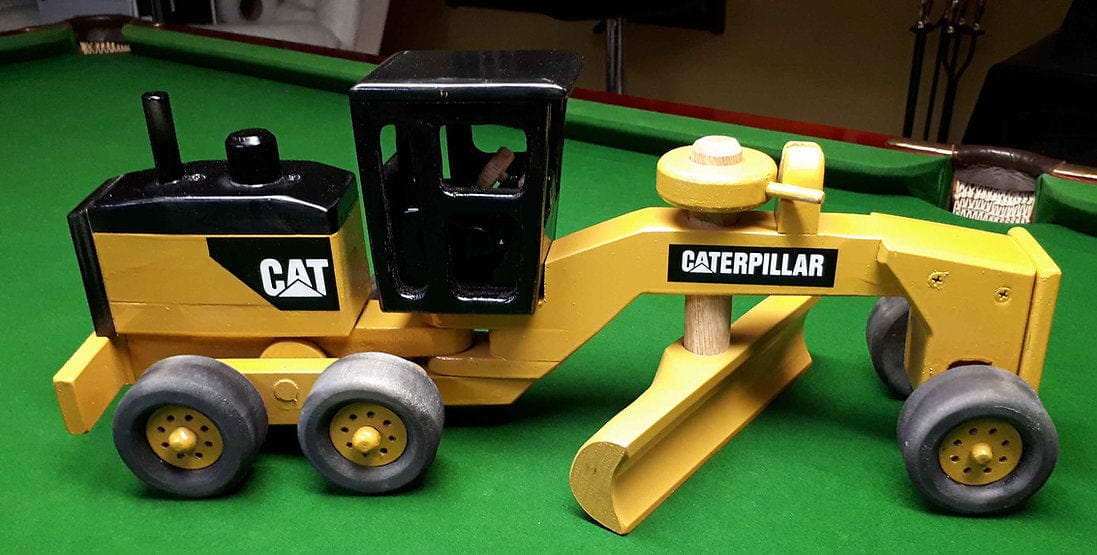 Grader Articulated, Wooden Toy Plan & Pattern