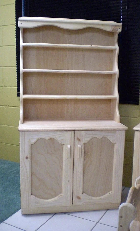 Play Kitchen Hutch, Wooden Toy Plan & Pattern