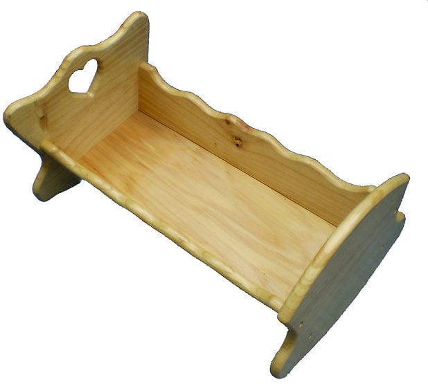 Dolls Rocking Cradle, Wooden Toy Plan & Pattern