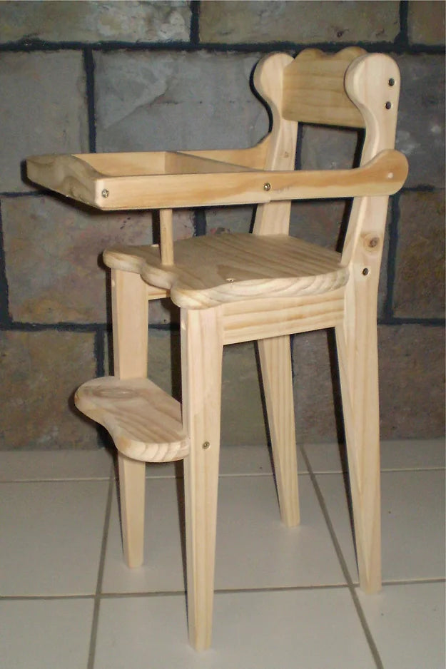 Toy High Chair, Wooden Toy Plan & Pattern