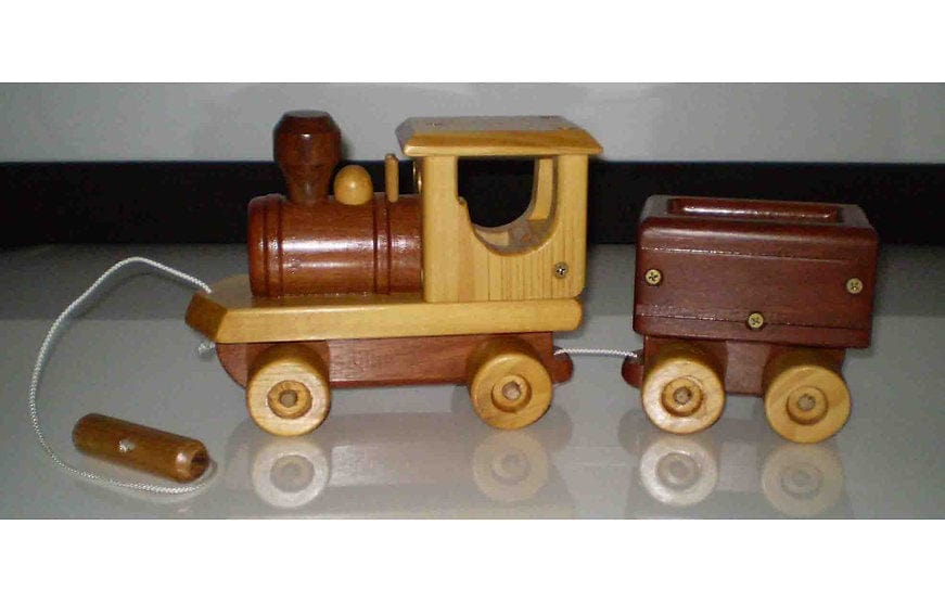 Pull Along Train, Wooden Toy Plan & Pattern