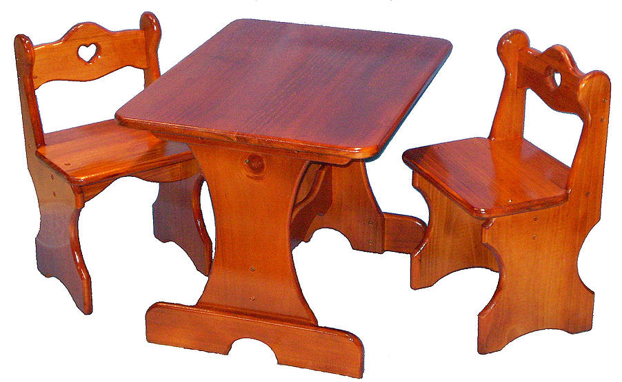Childrens Table and 2 Chairs, Wooden Toy Plan & Pattern