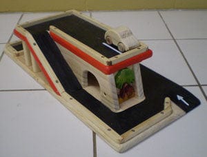 Matchbox Car Garage, Wooden Toy Plan & Pattern