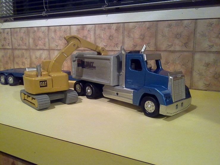 Low Loader Float Trailer, Wooden Toy Plan & Pattern