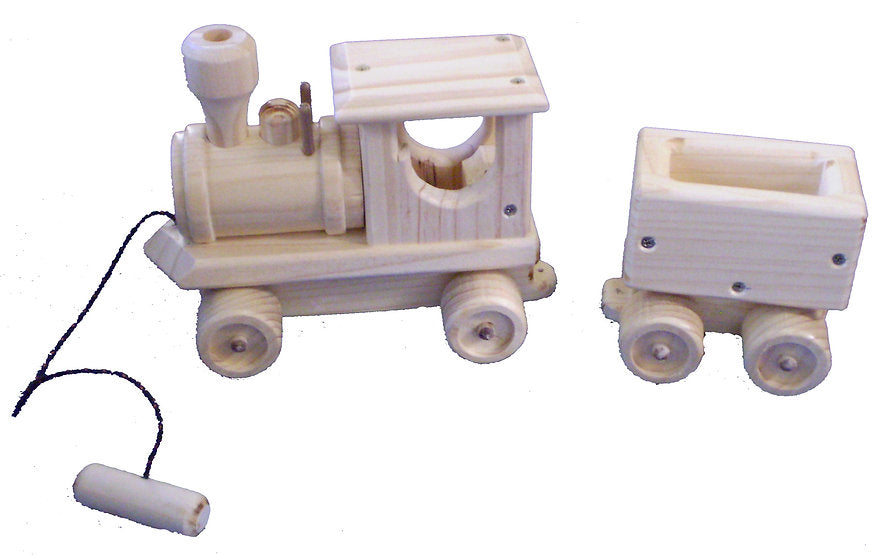 Pull Along Train, Wooden Toy Plan & Pattern