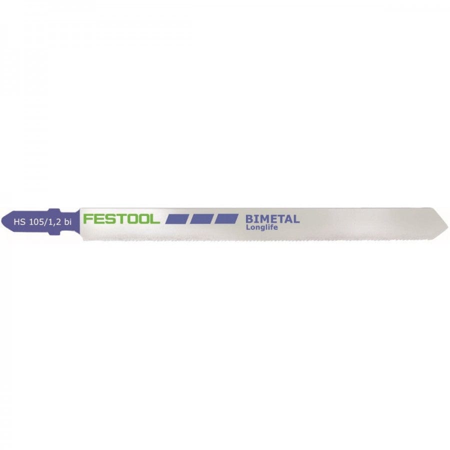 Festool 5Pce Long Life Jigsaw Blade S 105mm x 1.2mm 486558