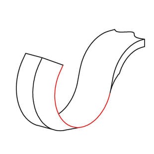 Carving Knife For Spoon Making, Shallow Right - 822151 by Narex