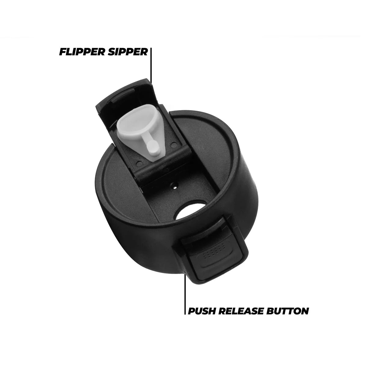 Moondyne Spring Flipper Bottle Cap M41L0001-1BK