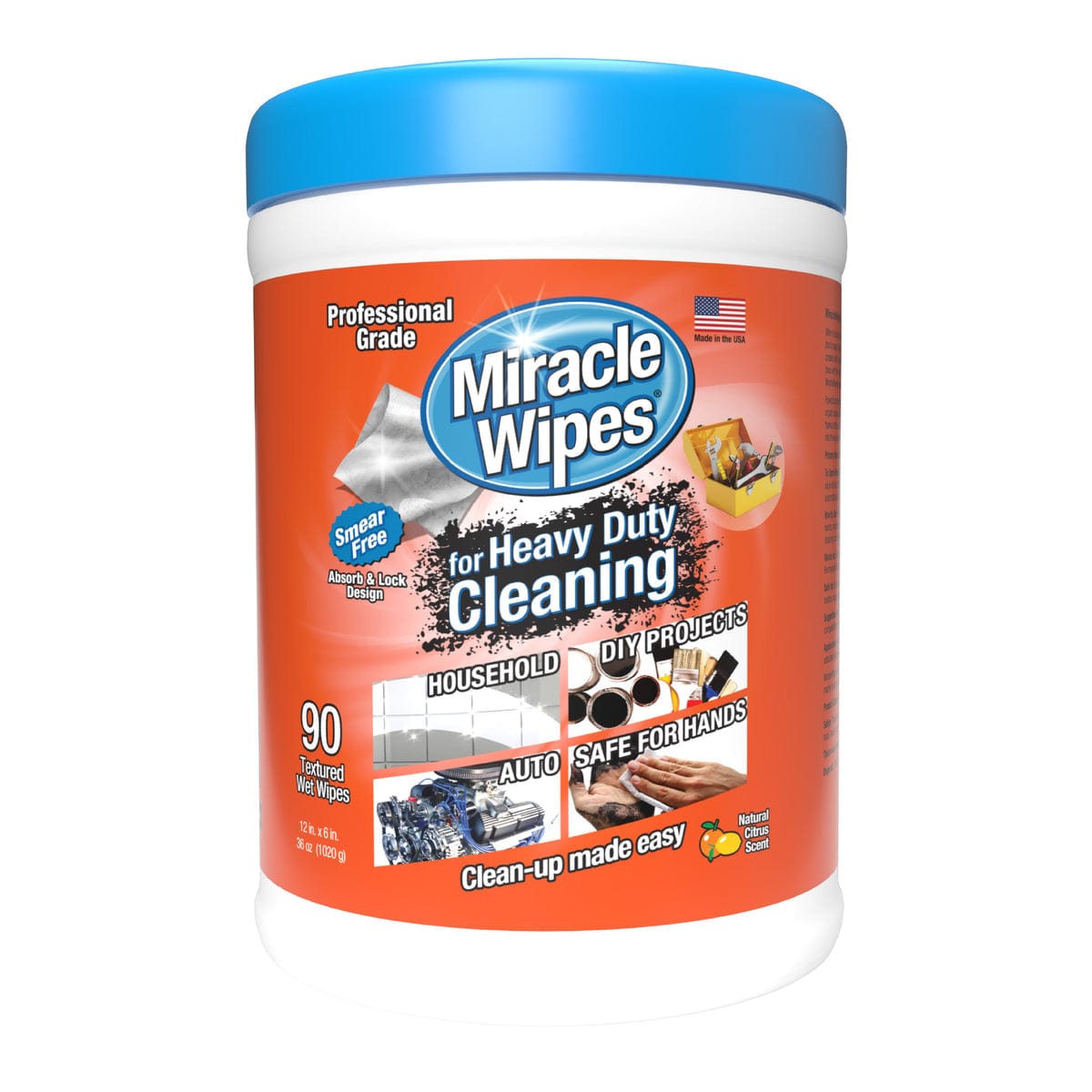 Heavy Duty MiracleWipes® Cleaning Wipes by Miracle Brands