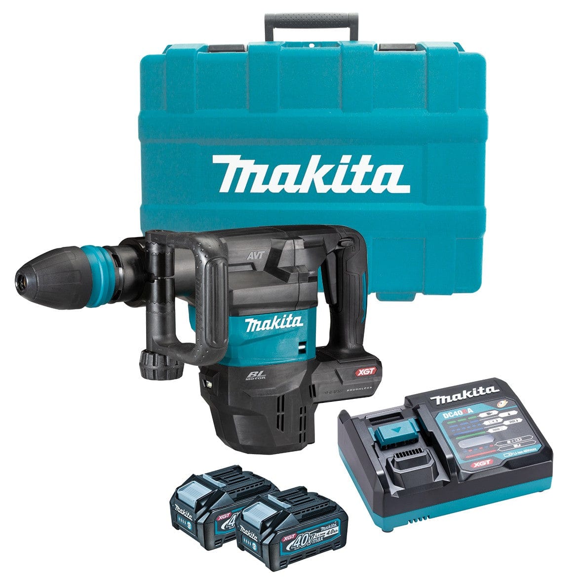 Makita 40V Max Brushless SDS Max Demolition Hammer Kit HM001GM202
