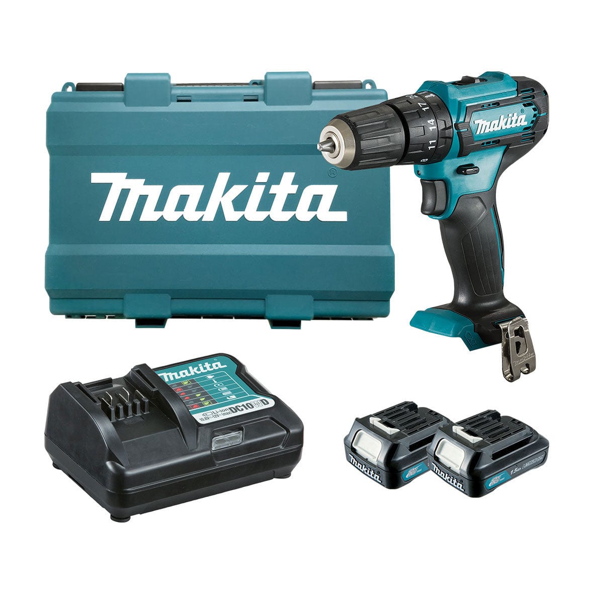 12V Max Hammer Driver Drill Kit HP333DWYE by Makita