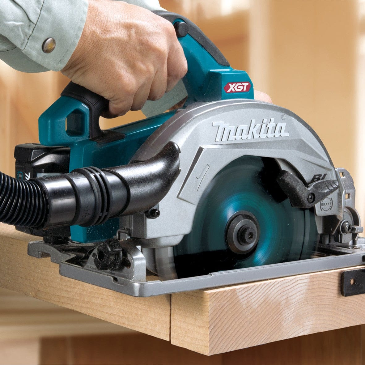 Makita 40V Max Brushless 185mm (7-1/4") Circular Saw Bare (Tool Only) HS004GZ